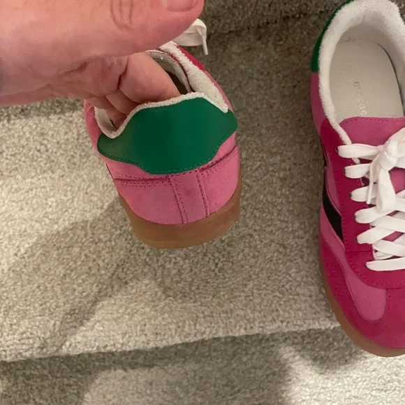 Madden Girl Fuchsia and Blackberry Sneakers - Picture 3 of 6